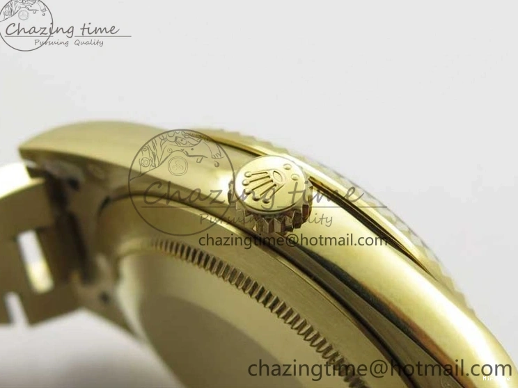 MiroTime 0220 Day-Date 40mm 228239 BP New Dial Version 904 YG Silver Roman Markers Dial on SS President Bracelet A Popular 2806